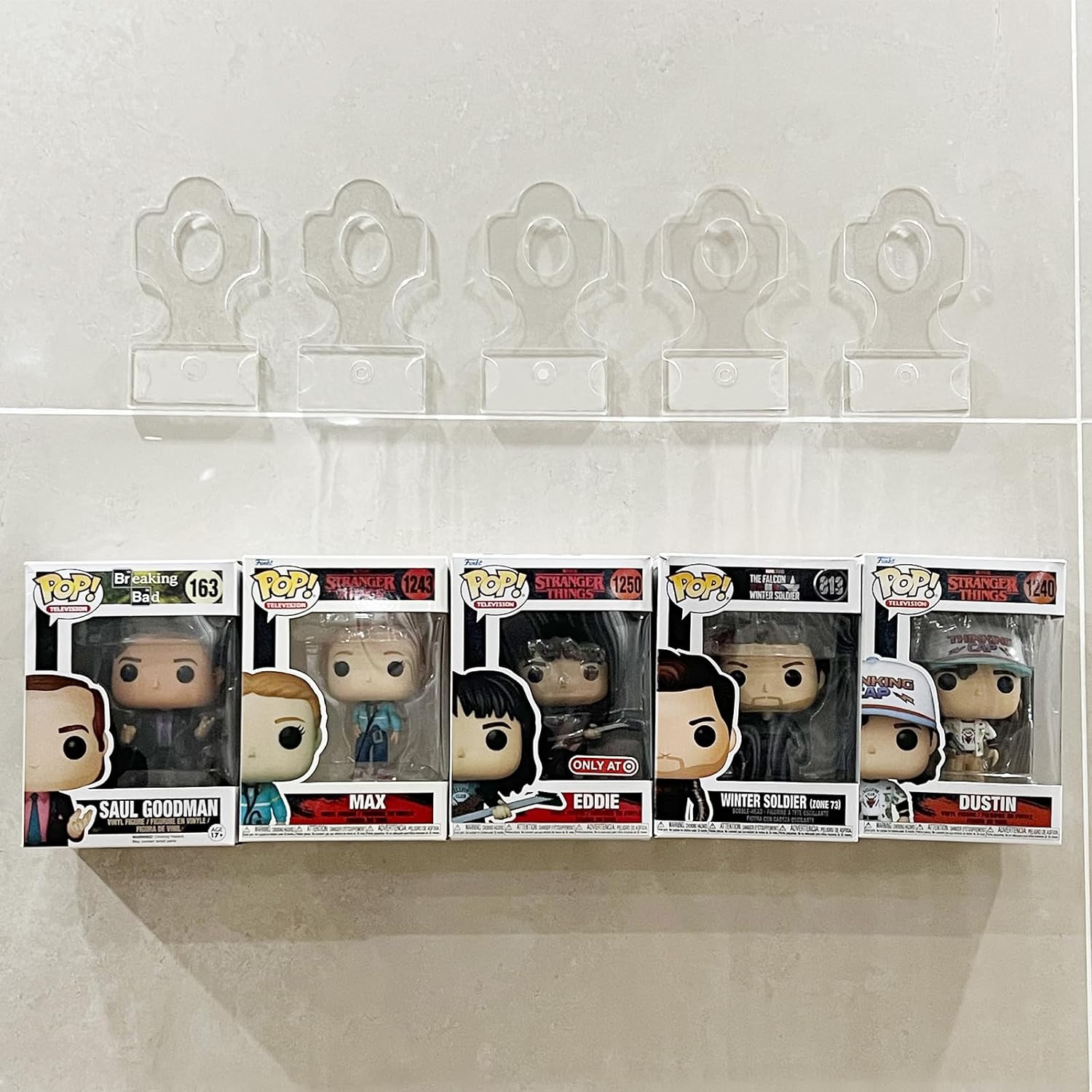 YODAR 10 Pack Acrylic Floating Shelves for Funko Pop Figures Display