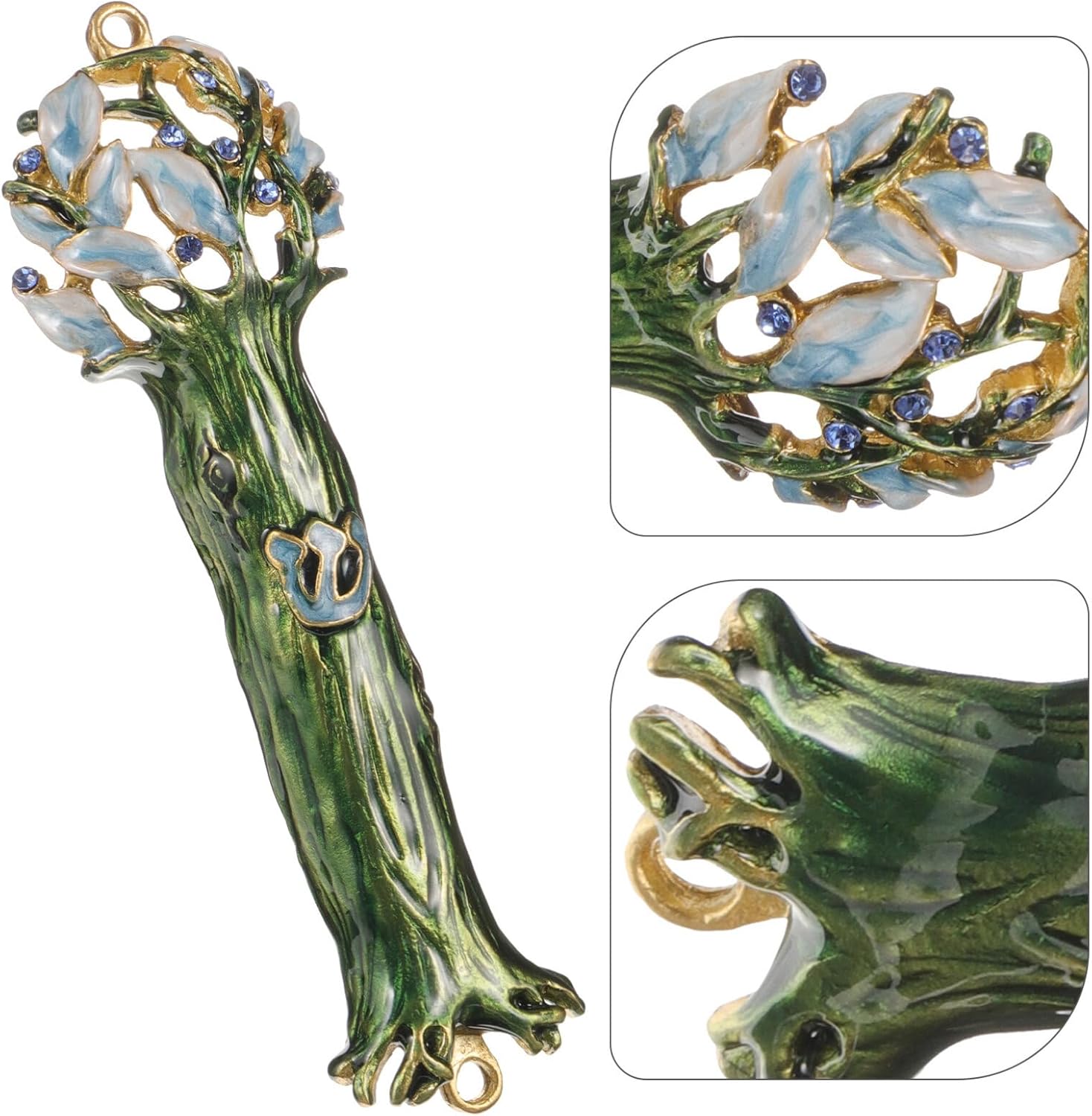 VOSAREA Retro Alloy Mezuzah Plaque Door Decor