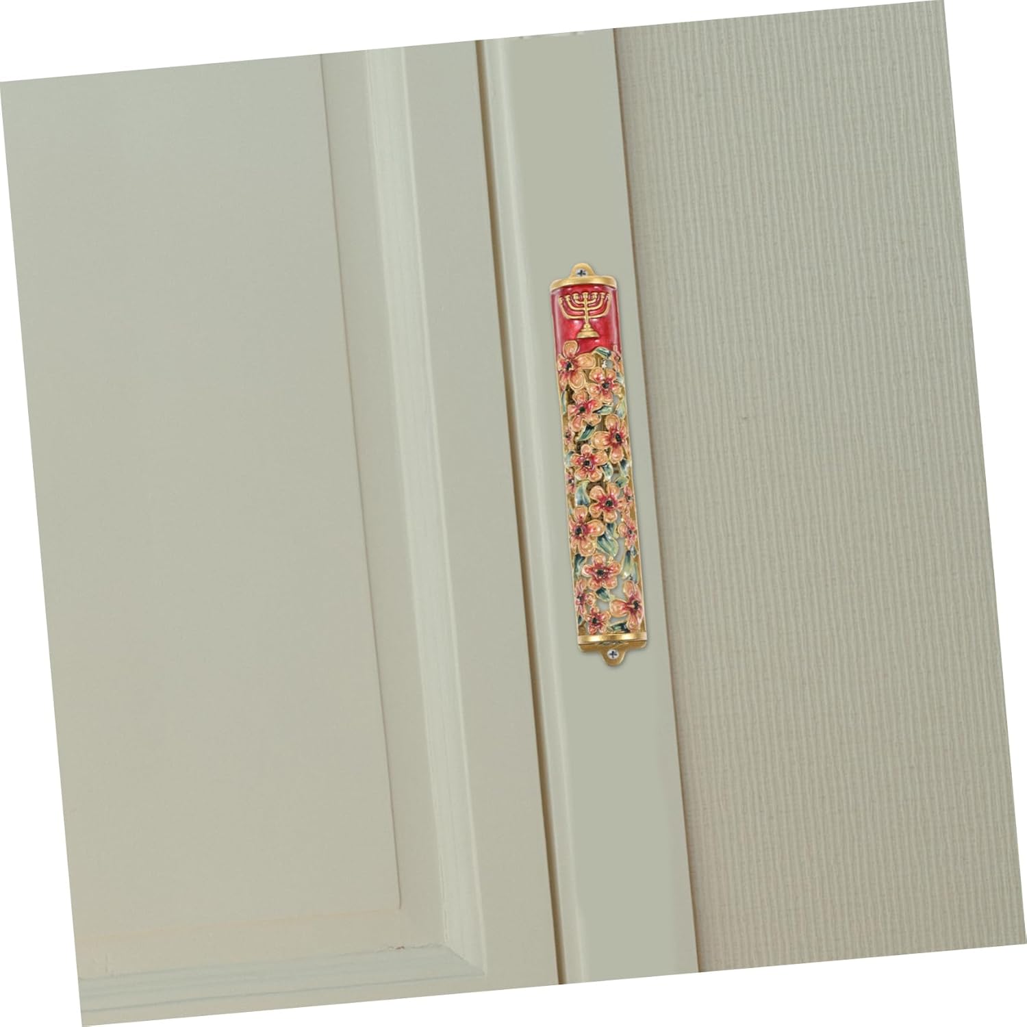Jewish Mezuzah Scroll Decor for Door Blessing