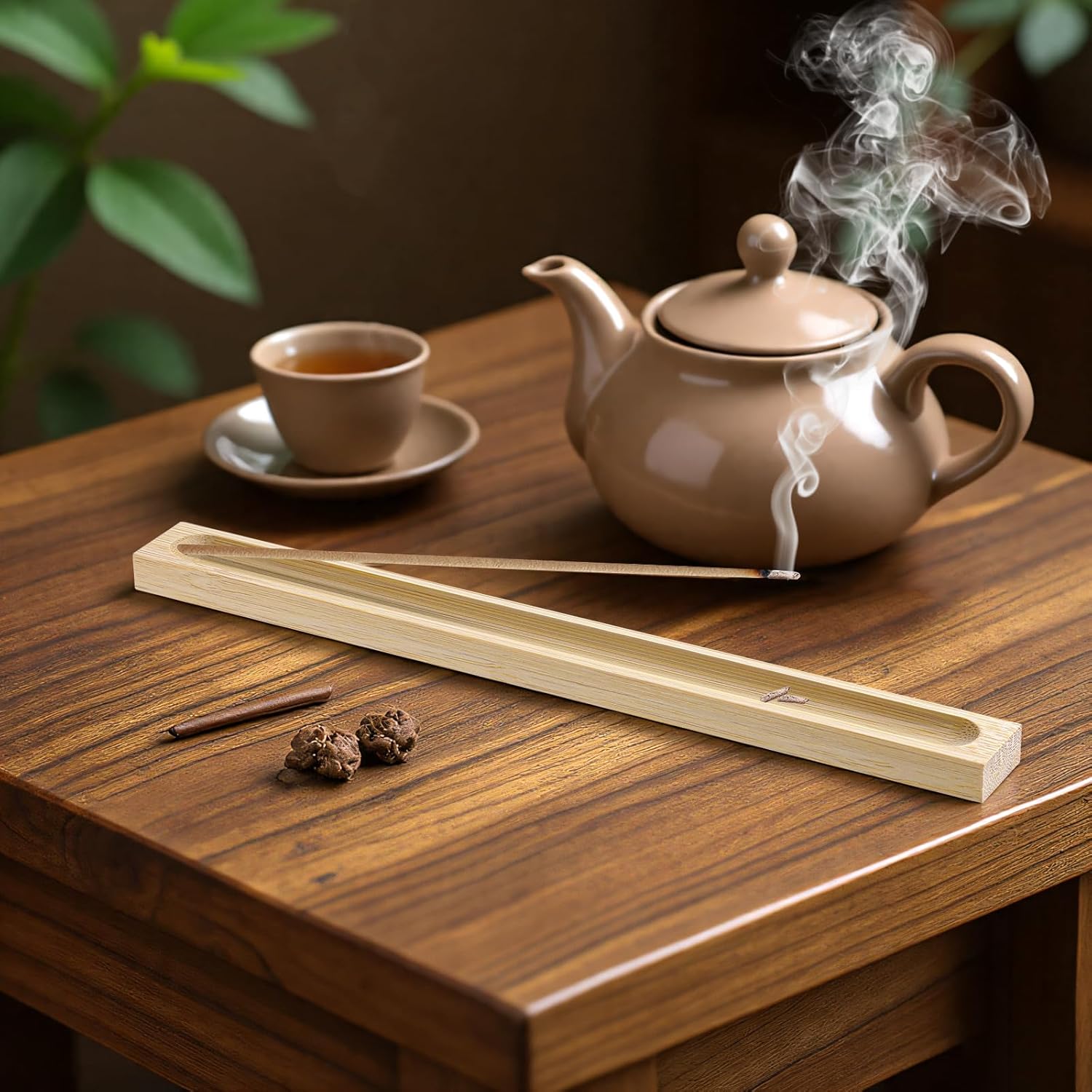 2 Pieces Bamboo Incense Holder for Sticks