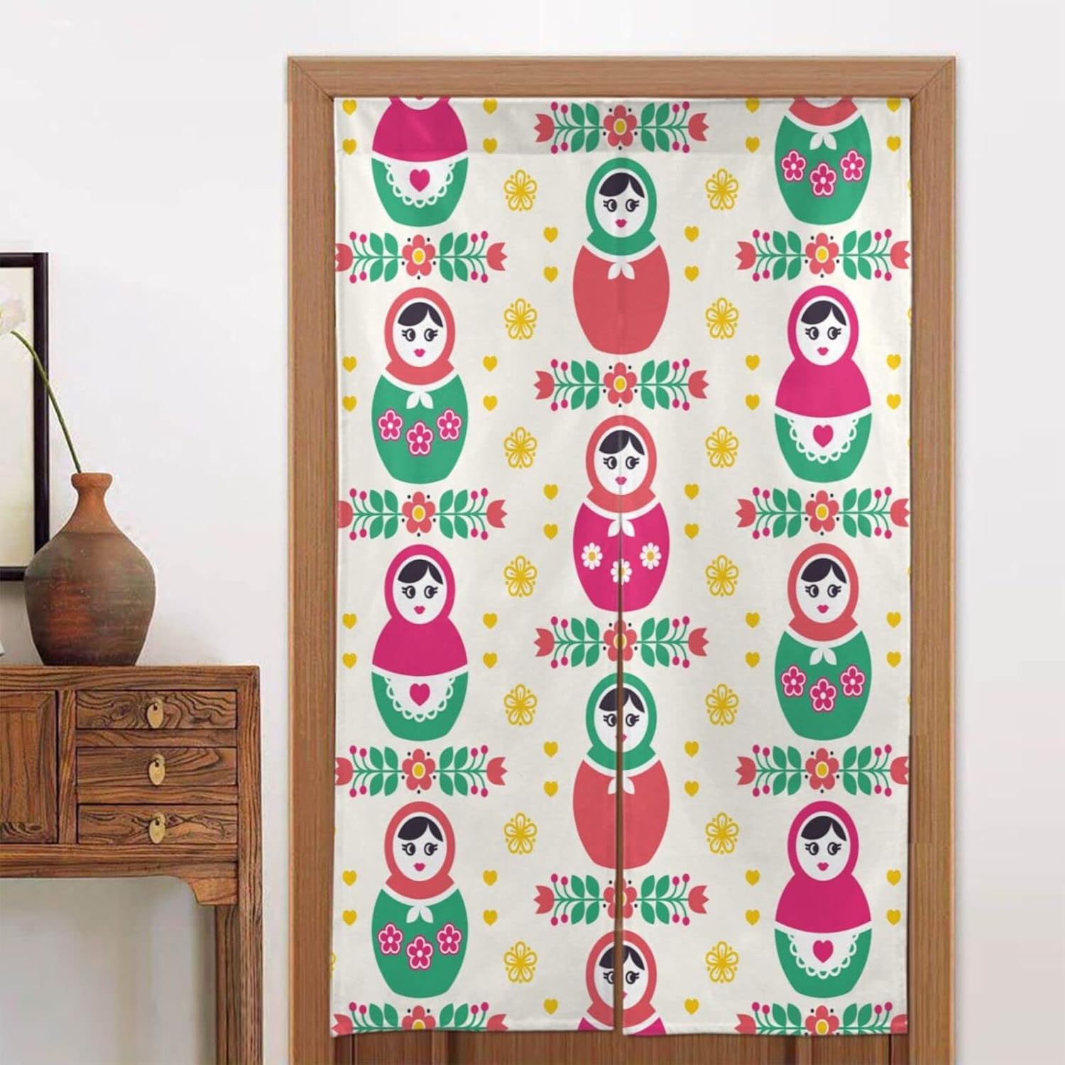 Japanese Style Doorway Curtain 34x56 Inch Noren Panel