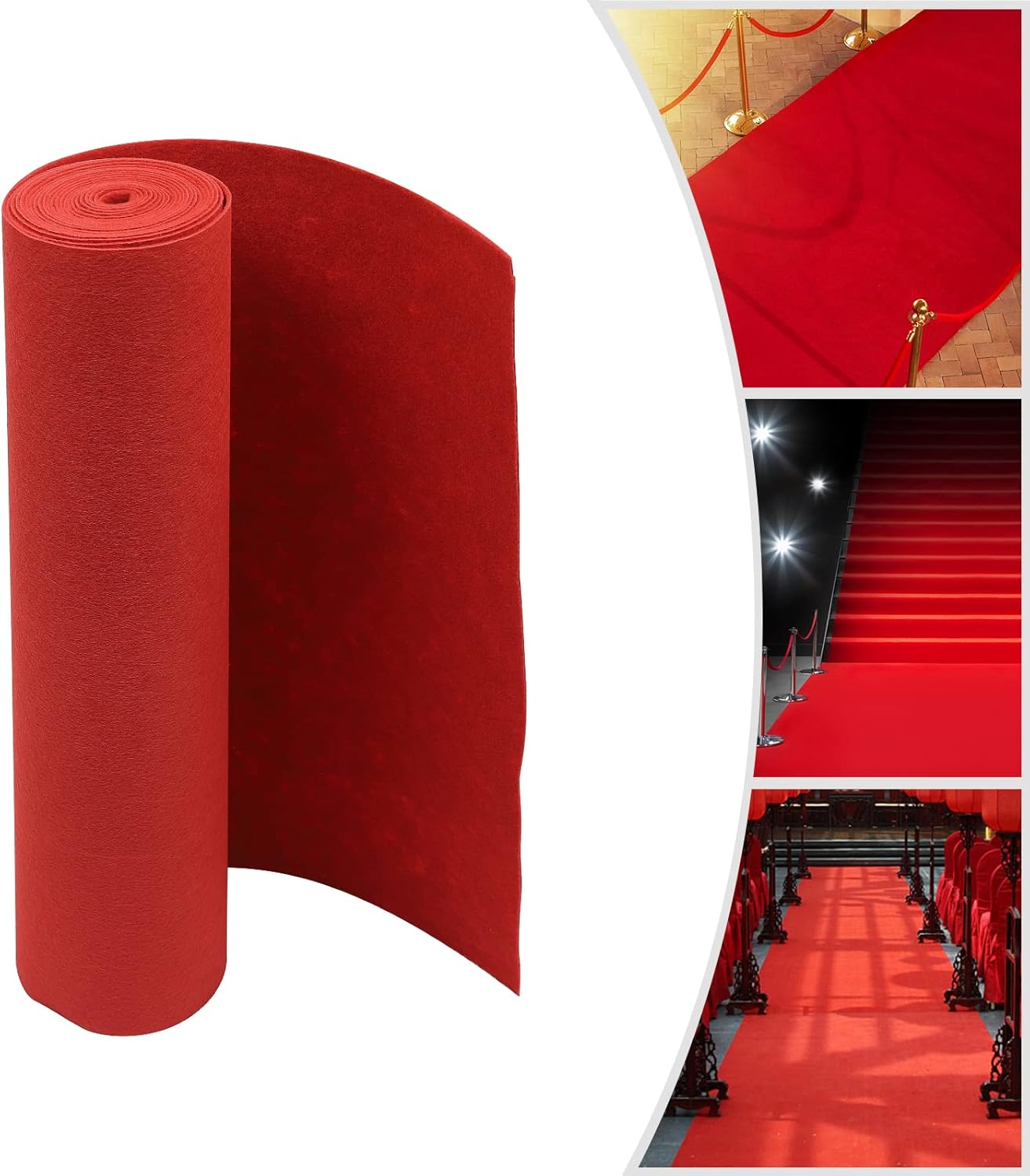 3ft x 33ft Red Carpet Runner for Events