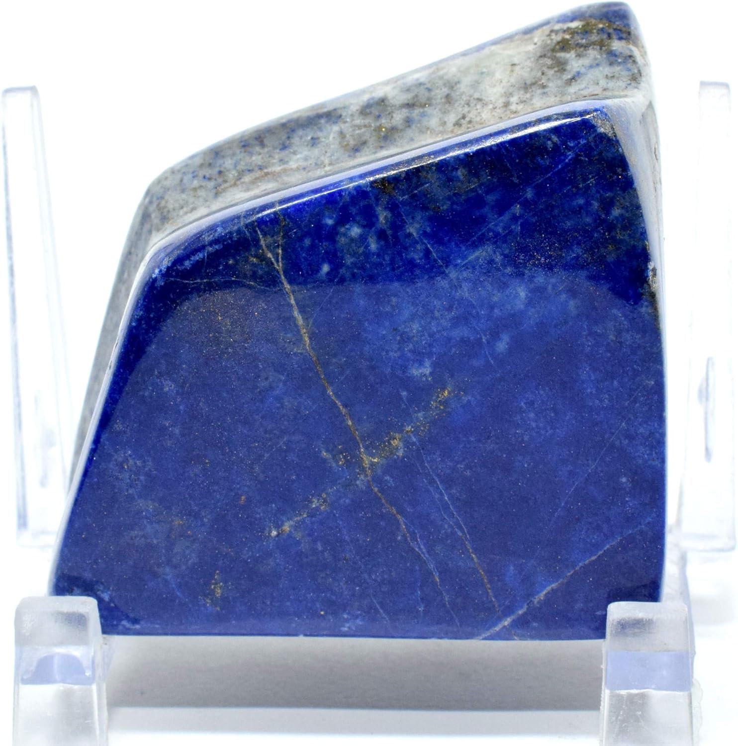 Blue Lapis Lazuli with Pyrite Rough Stone Specimen - 21 Inch