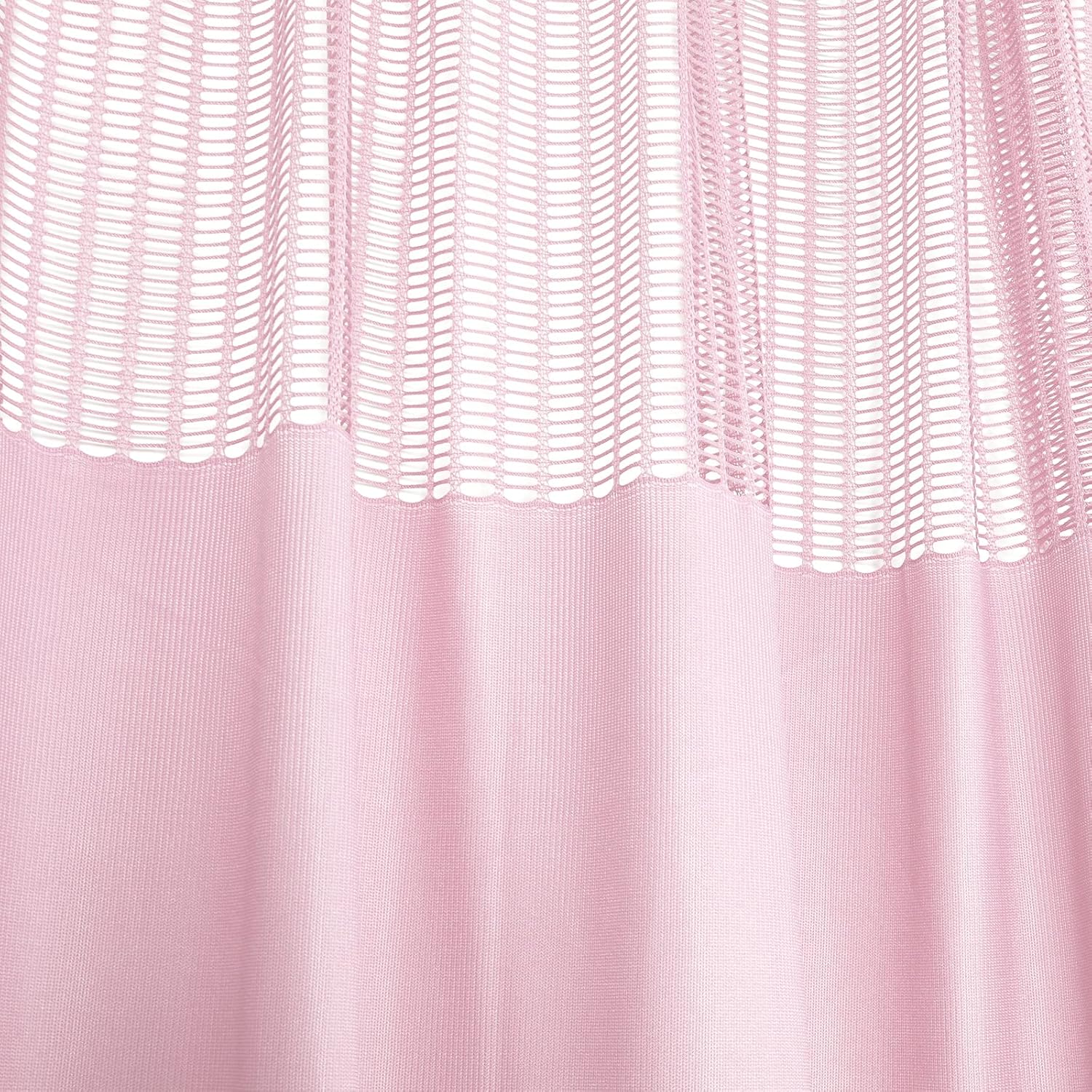 TFCFL 12ft x 8ft Privacy Curtain with Mesh Top and 24 Hooks