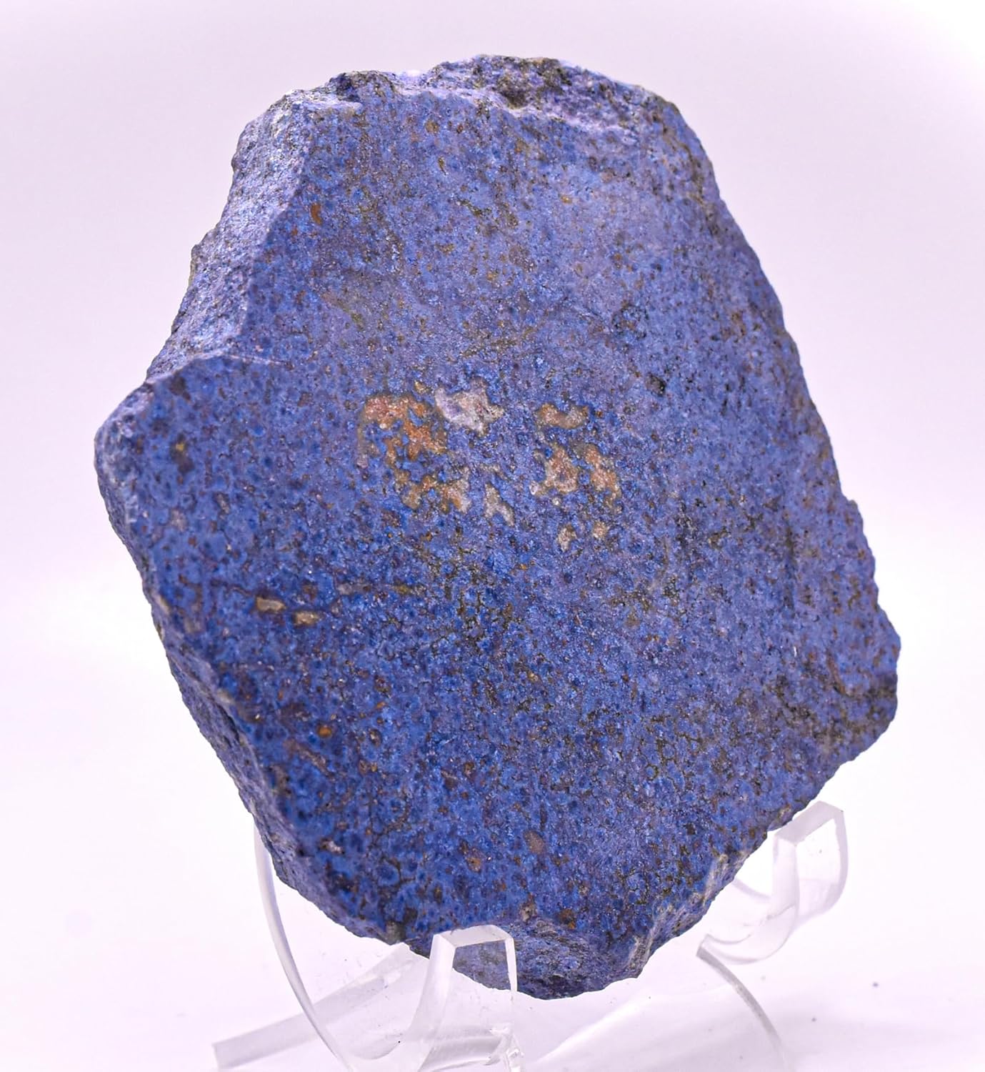 36 Inch Rich Blue Dumortierite with Quartz Inclusions Natural Gemstone Slab - Peru