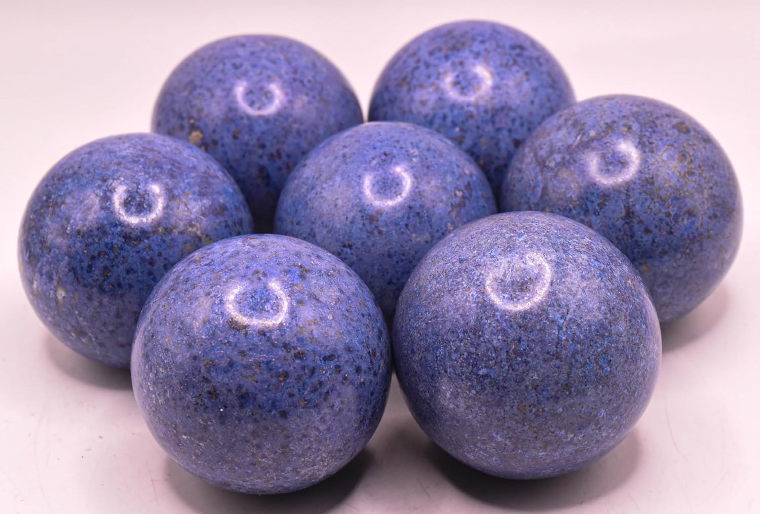 2 Inch Blue Dumortierite Sphere Polished Crystal Decor