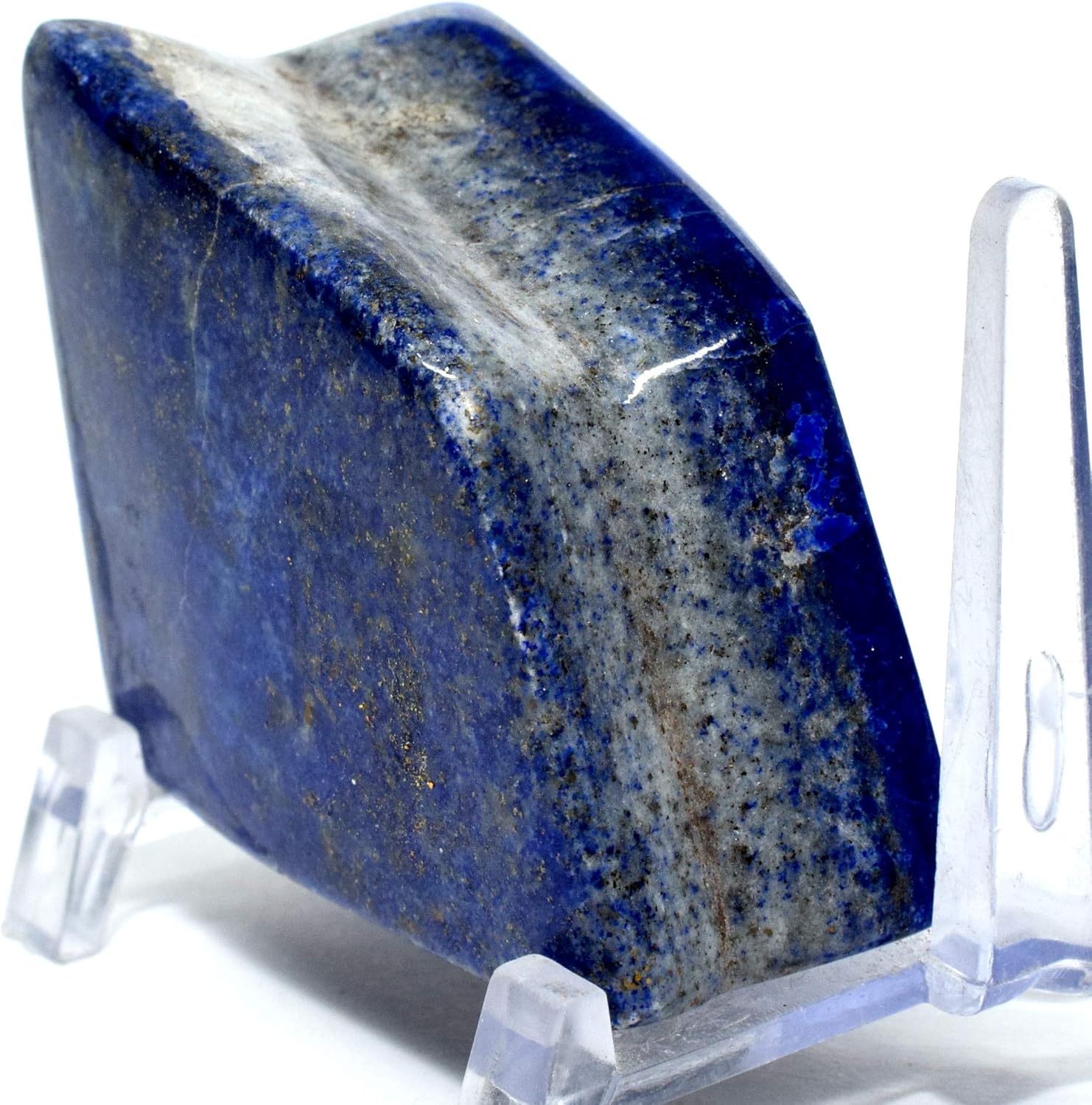 Blue Lapis Lazuli with Pyrite Rough Stone Specimen - 21 Inch