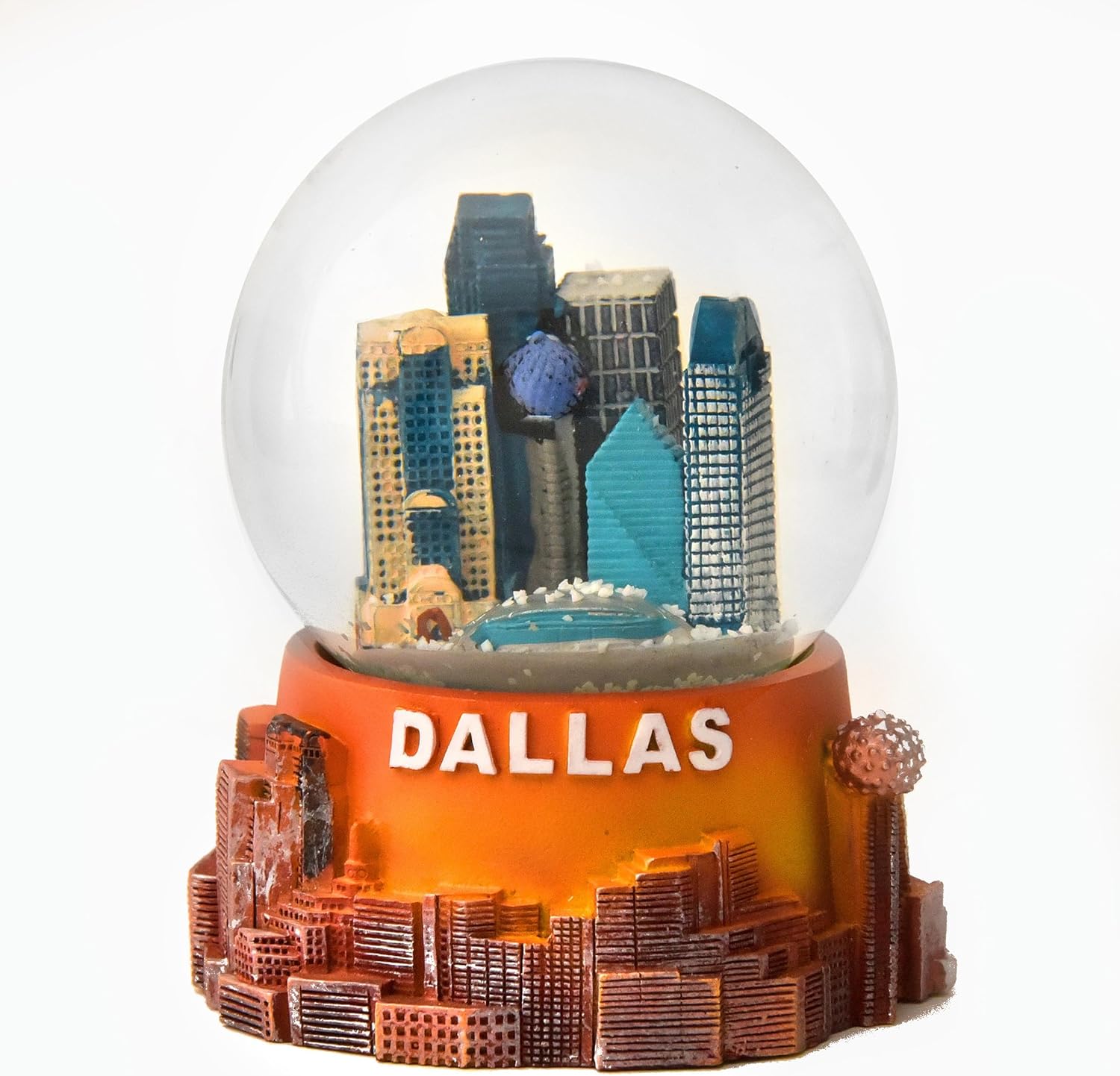 Dallas Texas Snow Globe 65mm Decor