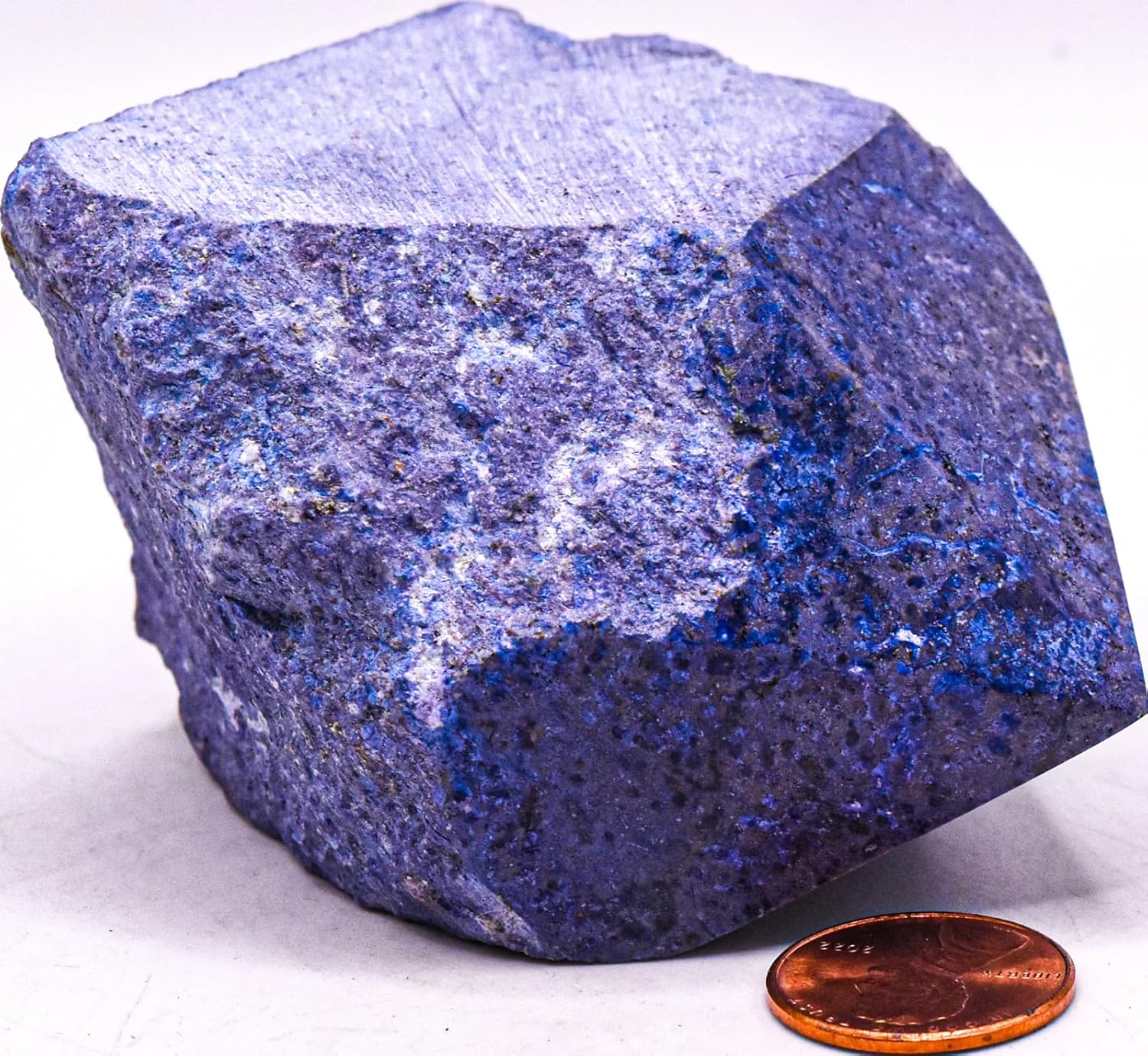 28 Inch Dumortierite Blue Freeform Natural Crystal Specimen