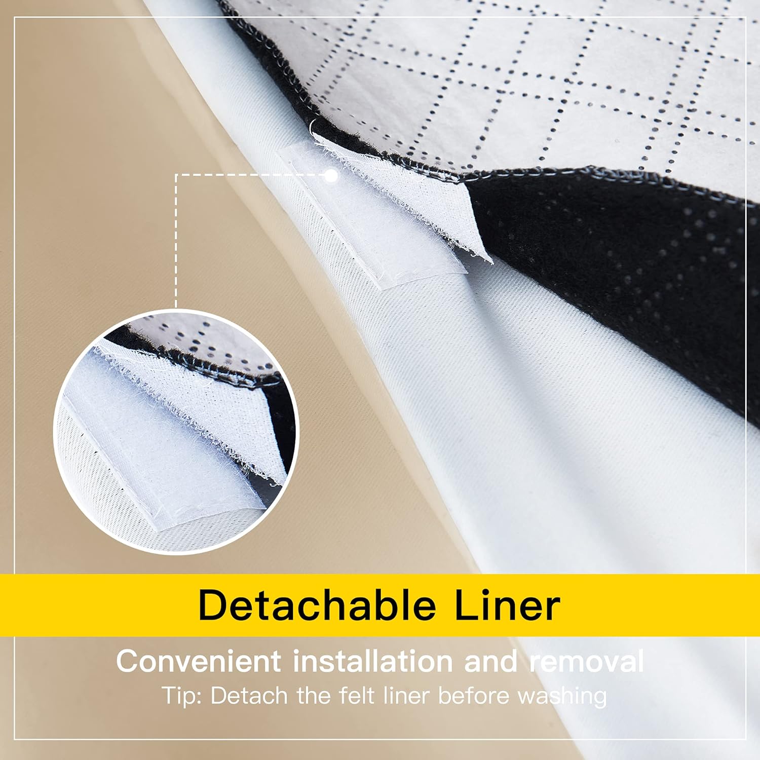 NICETOWN Noise Reducing Curtains with Blackout and Thermal Insulation