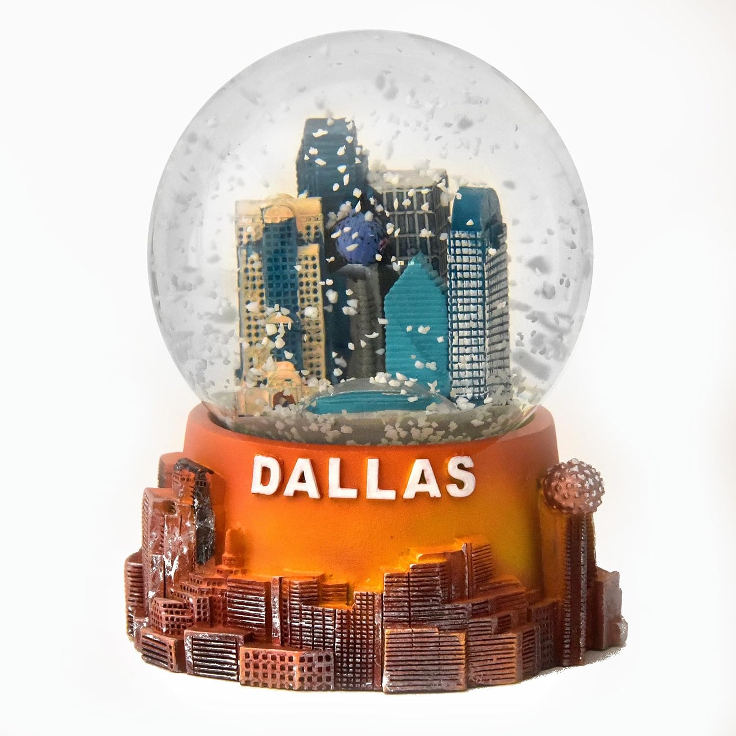 Dallas Texas Snow Globe 65mm Decor