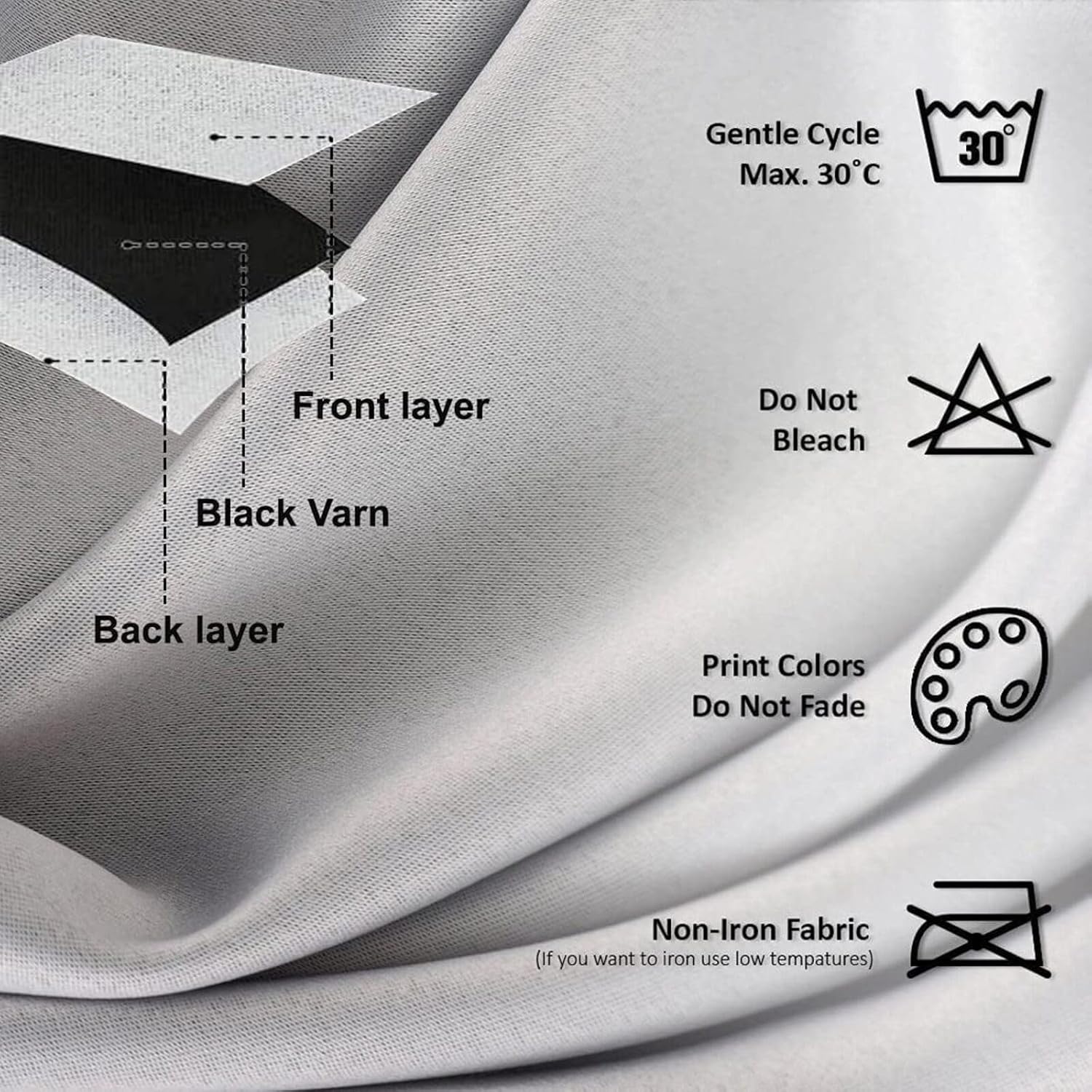 Custom Personalized Blackout Curtain Panels 48x60