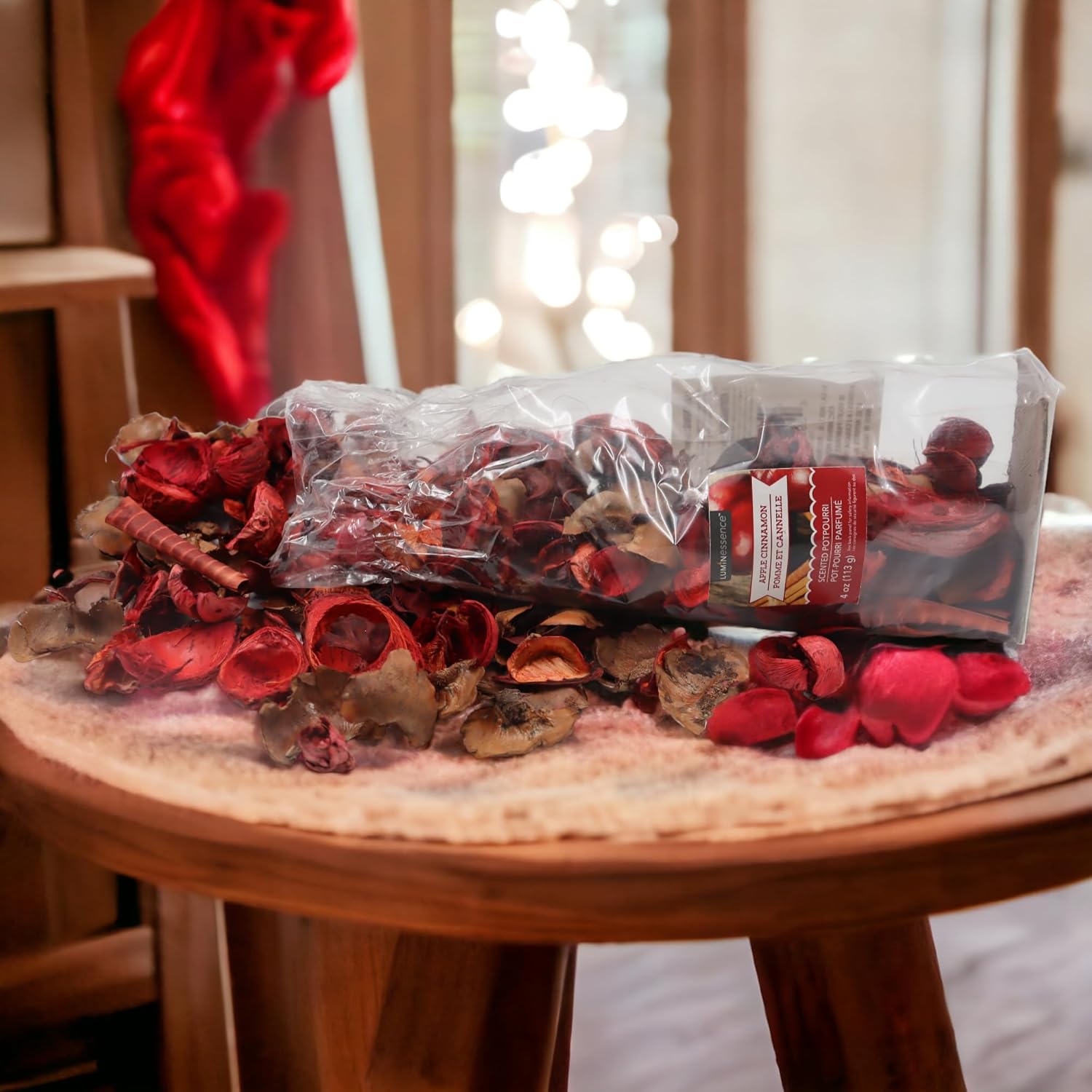 Hosley Christmas Potpourri with Wood Bowl Bundle