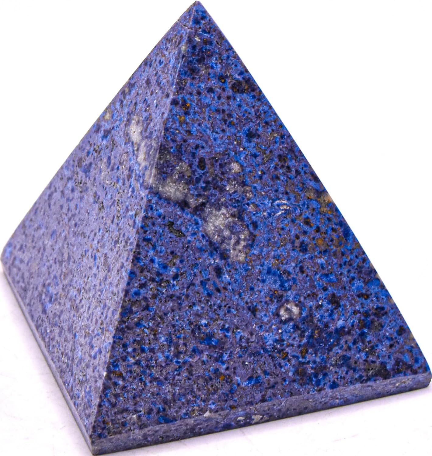 24 Blue Dumortierite Quartz Pyramid Gemstone - Peru