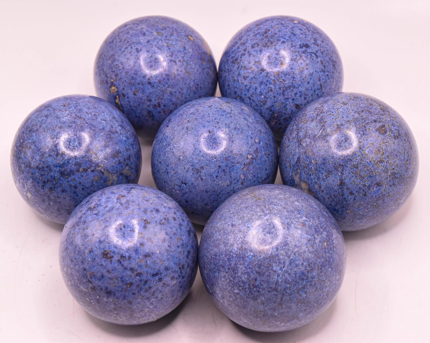 2 Inch Blue Dumortierite Sphere Polished Crystal Decor
