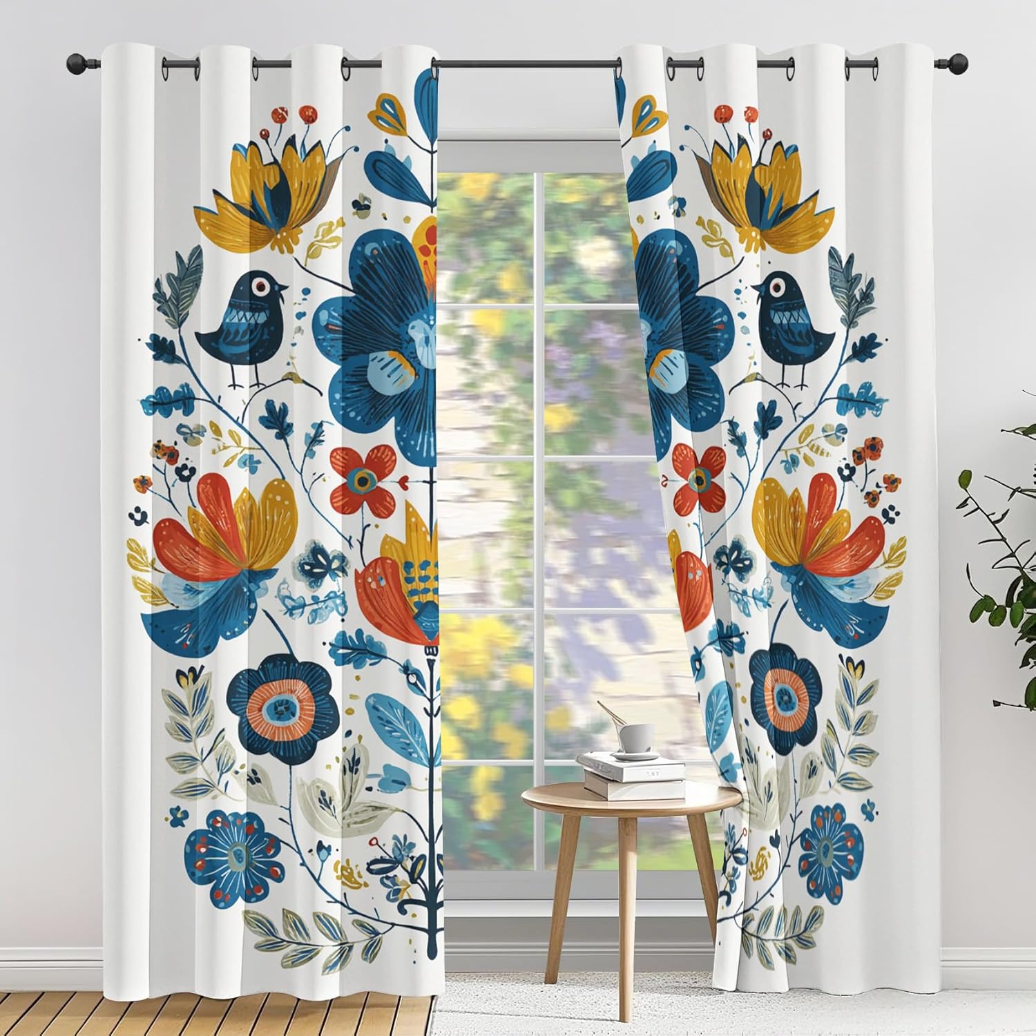 Mexican Otomi Curtains for Bedroom and Living Room