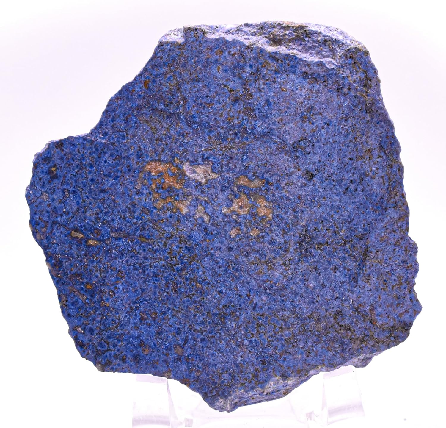 36 Inch Rich Blue Dumortierite with Quartz Inclusions Natural Gemstone Slab - Peru