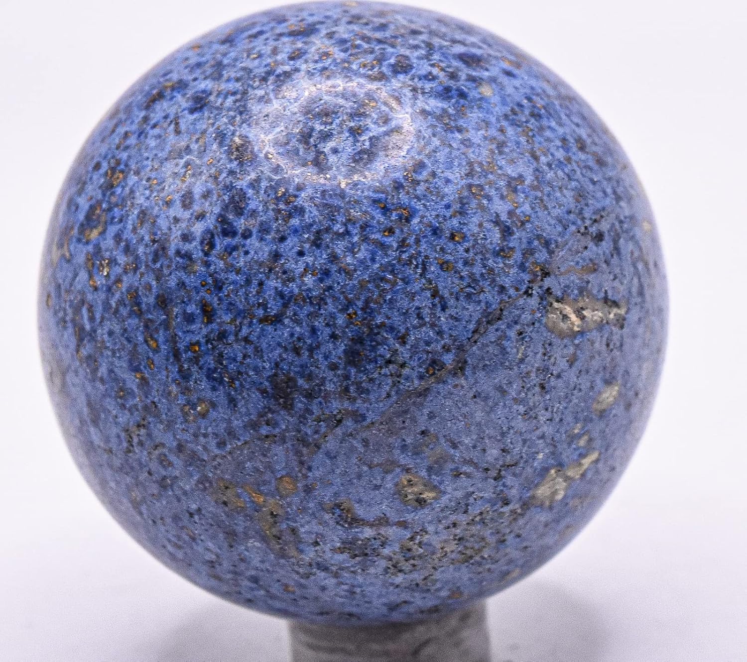 165g Deep Blue Dumortierite Sphere with Stand