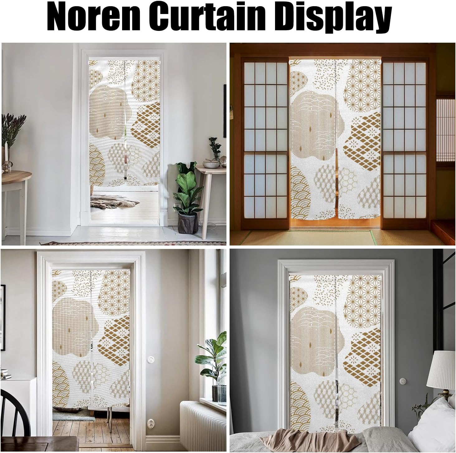 Japanese Noren Door Curtain 34x60 Inch Privacy Divider 1