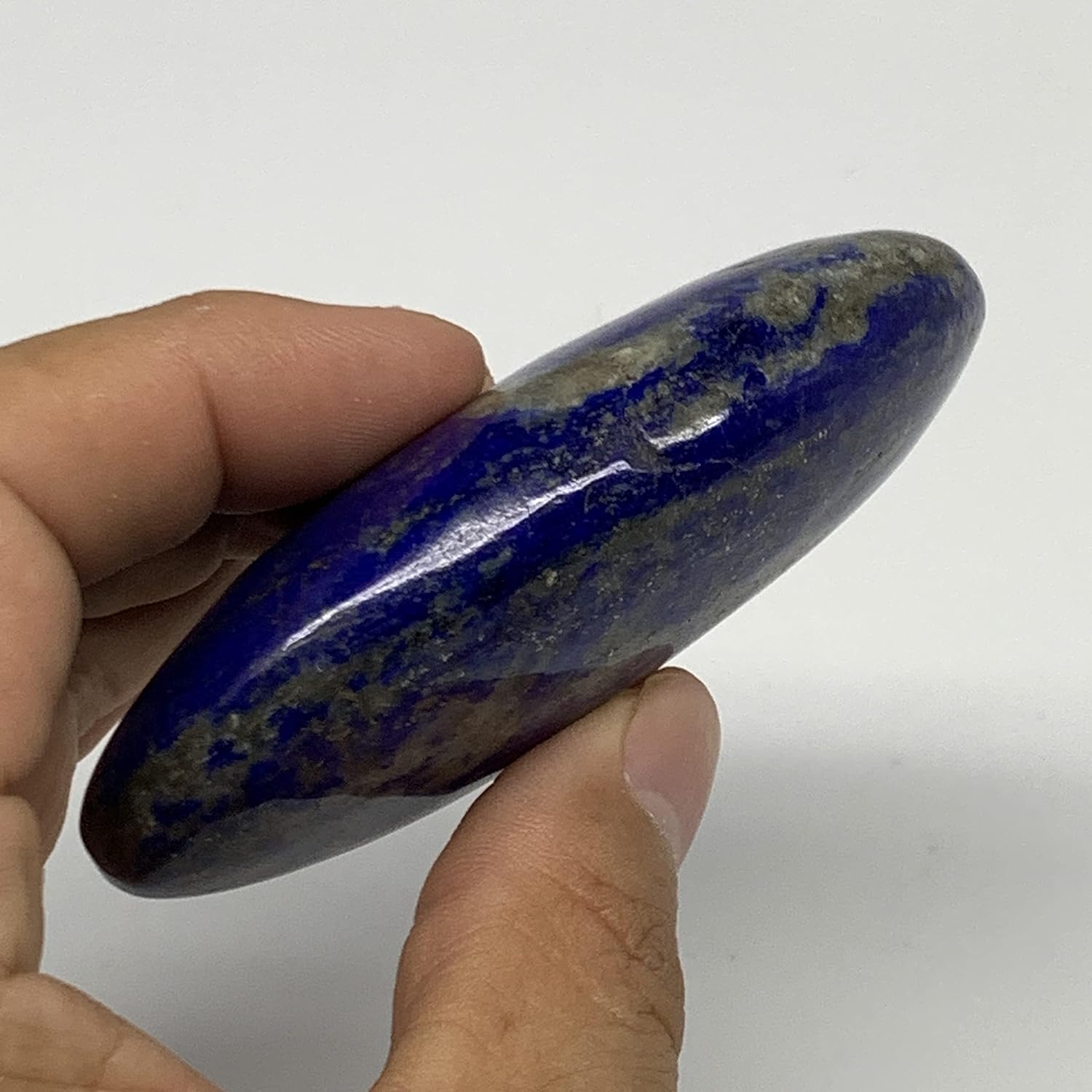 1392g Natural Blue Lapis Lazuli Palm Stone from Afghanistan