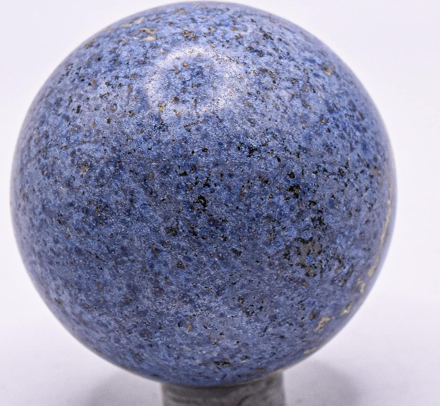 165g Deep Blue Dumortierite Sphere with Stand