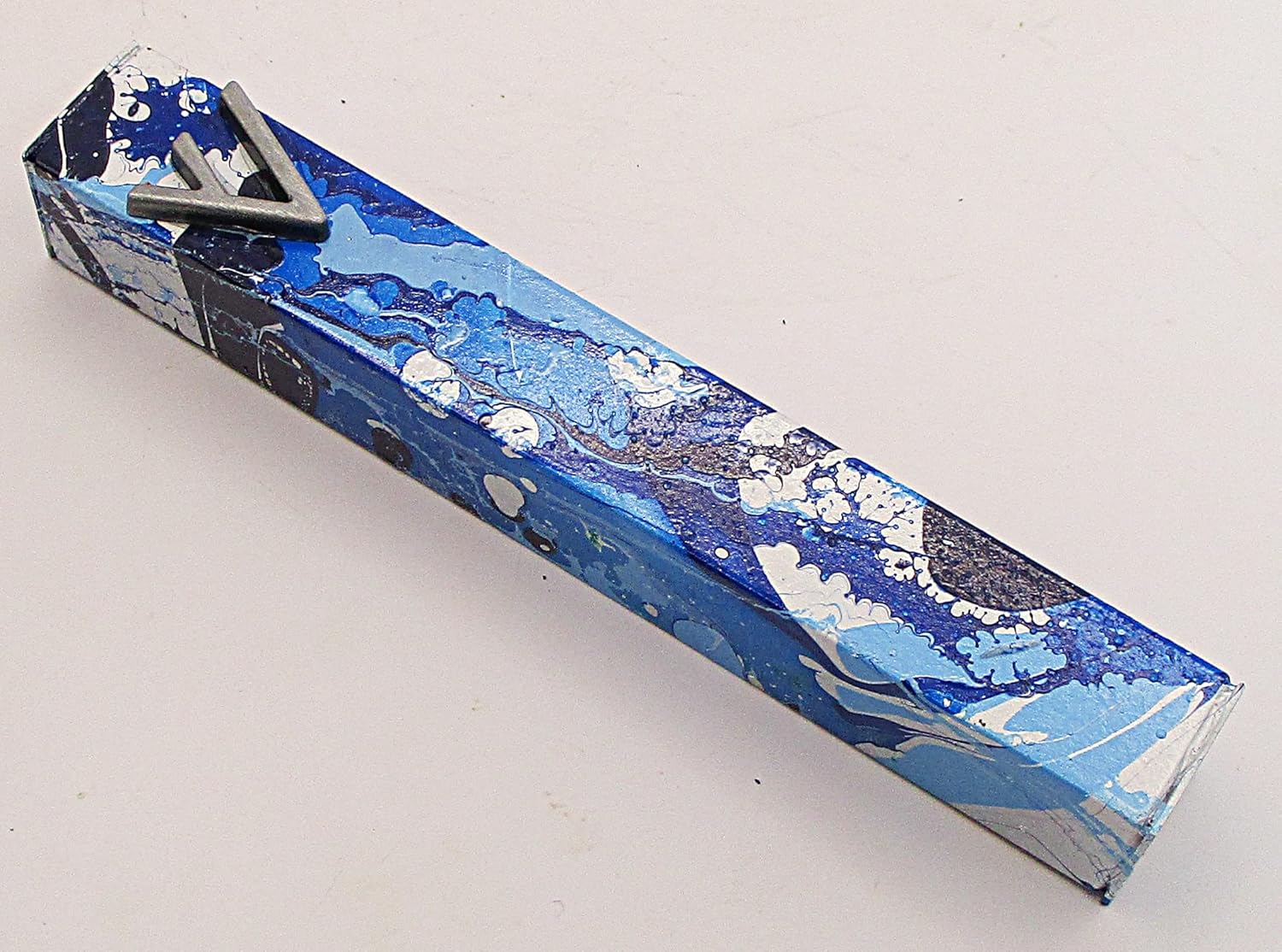 Marbled Mezuzah Case A030