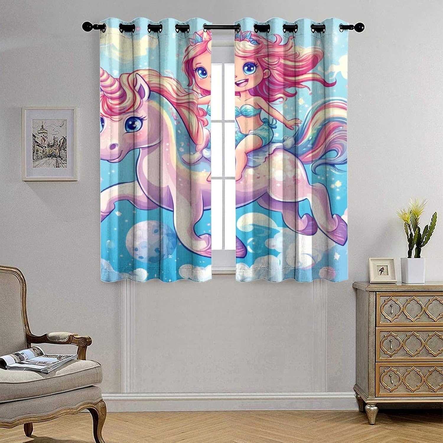 Custom Curtains Set of 2 Panels for Windows