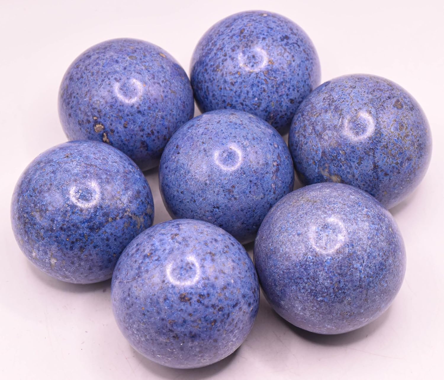 2 Inch Blue Dumortierite Sphere Polished Crystal Decor