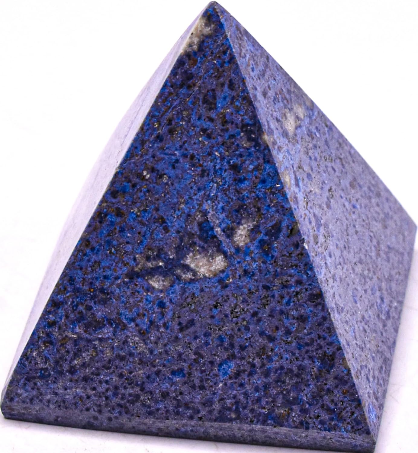 24 Blue Dumortierite Quartz Pyramid Gemstone - Peru