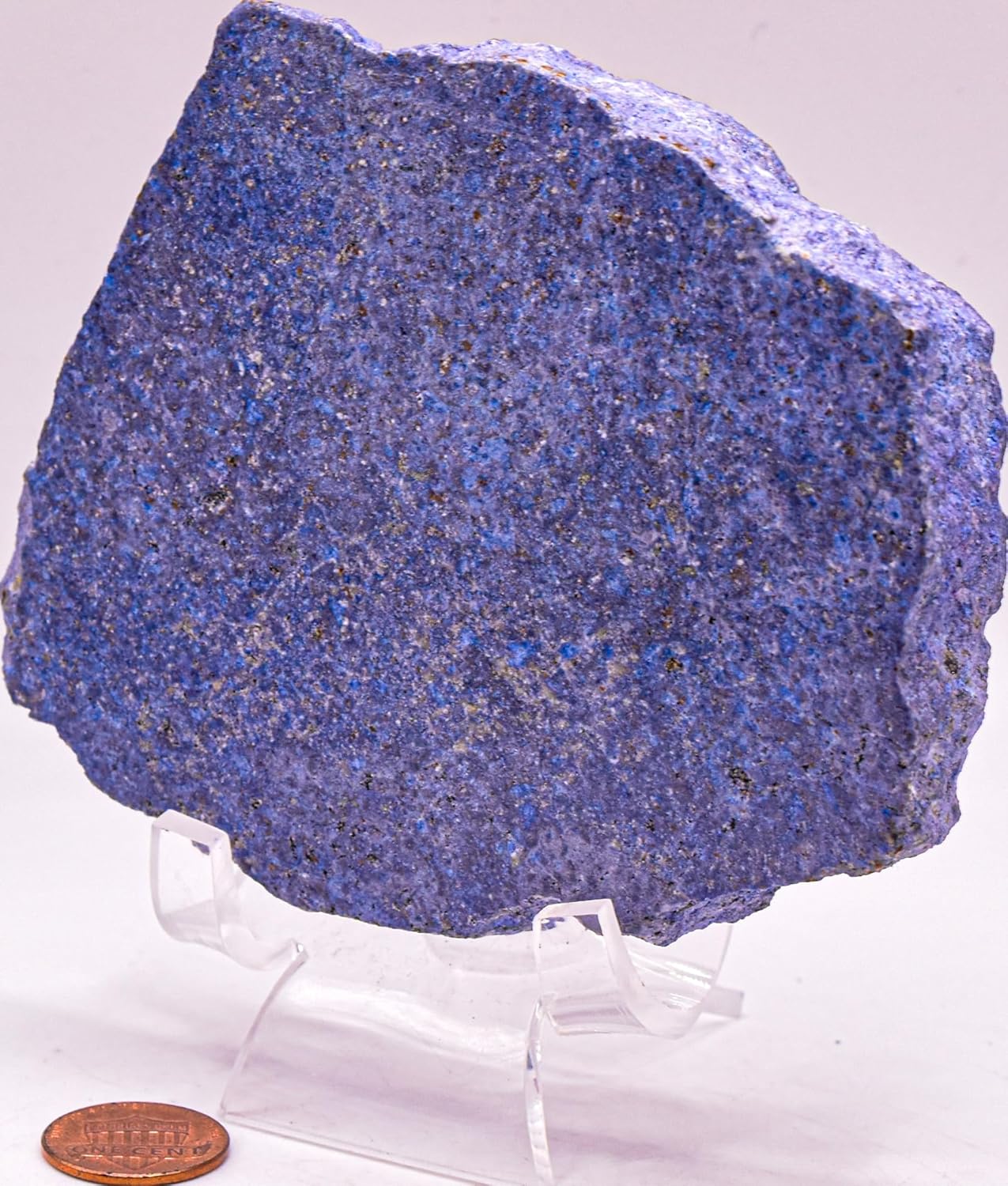 425 In Blue Dumortierite Slab with Inclusions