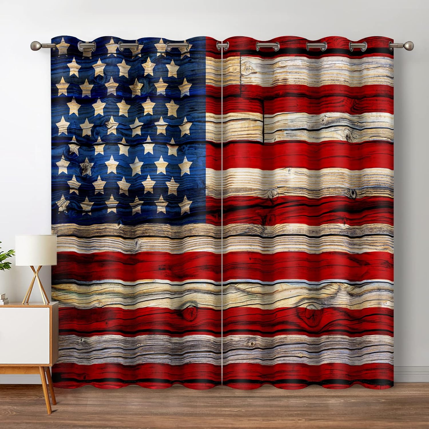 Jekeno 2 Panel Blackout Curtains with Grommets 52x84