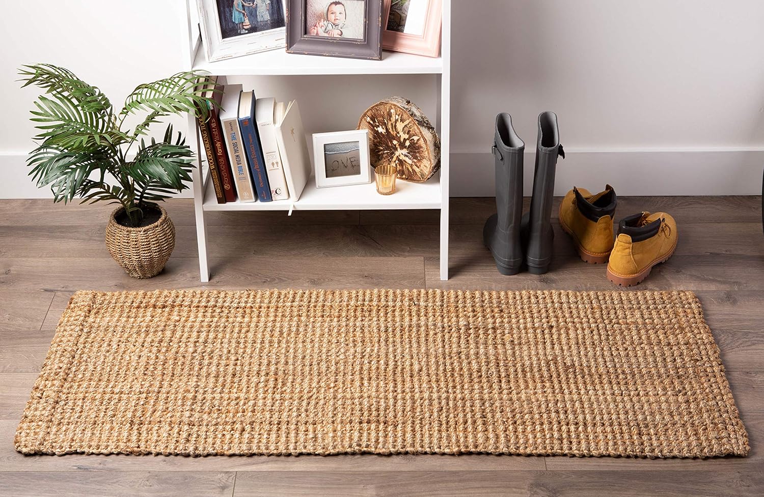 DII Sturdy Natural Jute Rug 22x60