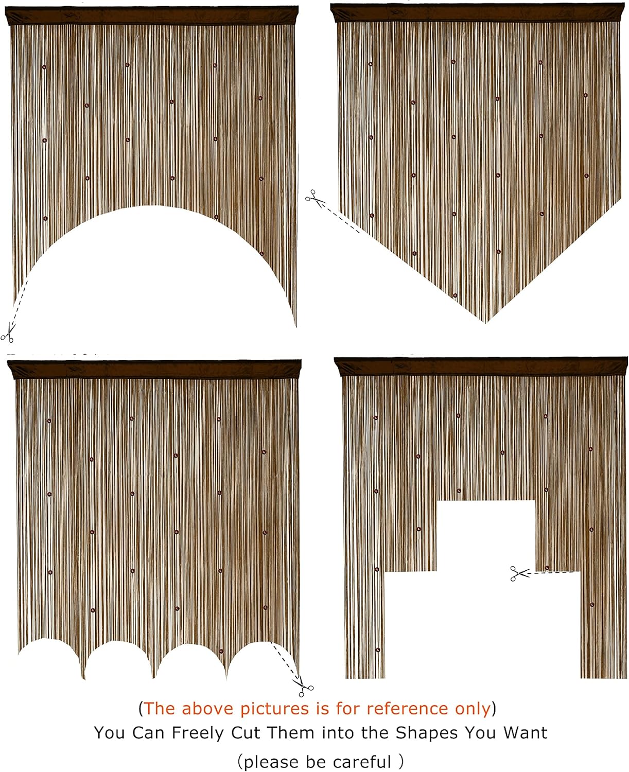 YaoYue Beaded Curtain Door String for Privacy Decor