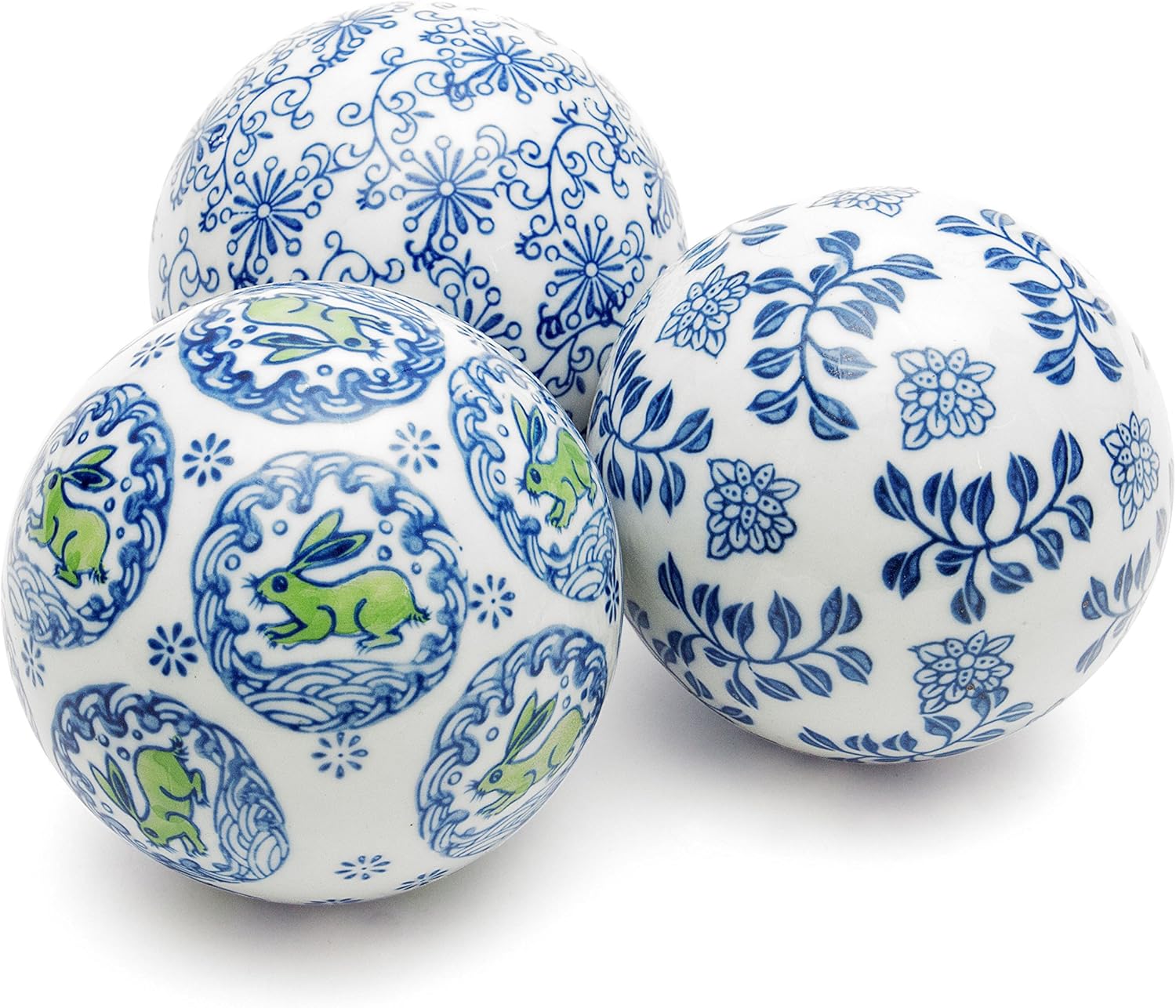 Red Lantern BW-BALL1-BLU Porcelain Sphere Set