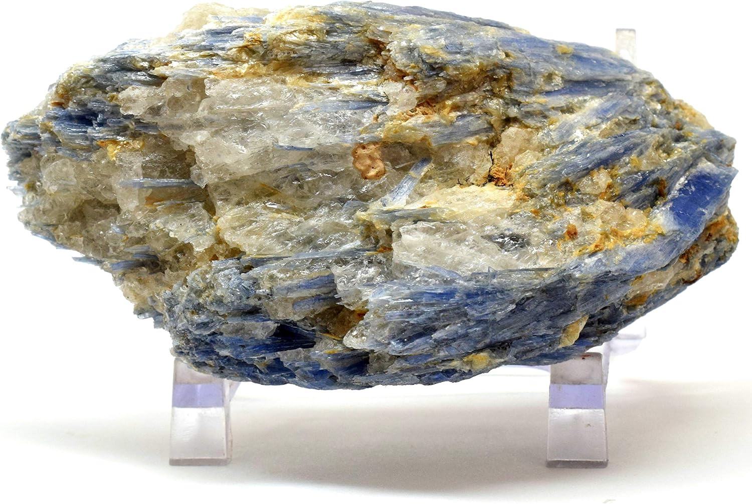 230g Rich Blue Kyanite Rough in Matrix Natural Crystal Gemstone - Brazil