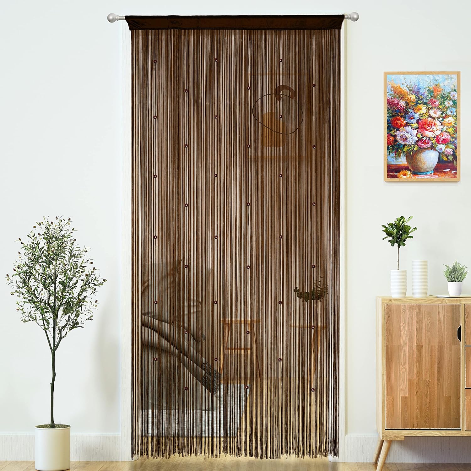 YaoYue Beaded Curtain Door String for Privacy Decor
