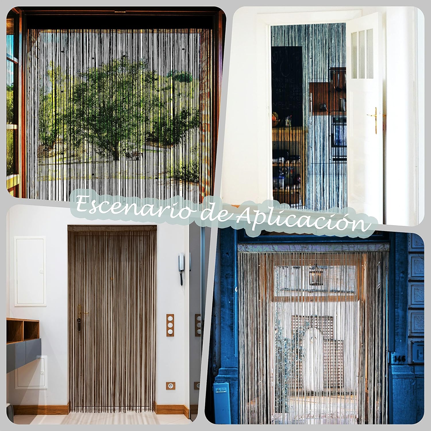 YaoYue Beaded Curtain Door String for Privacy Decor