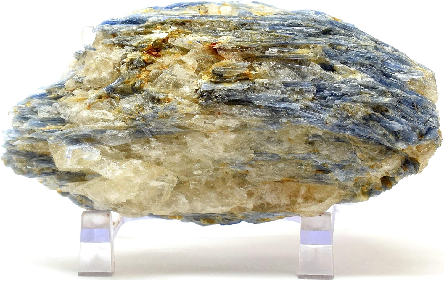 230g Rich Blue Kyanite Rough in Matrix Natural Crystal Gemstone - Brazil