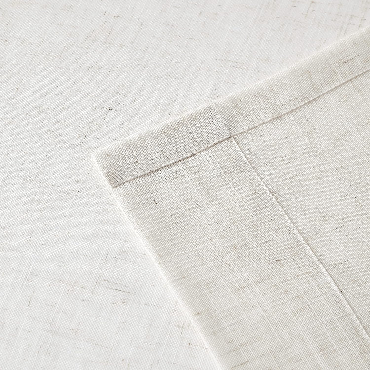 Central Park Linen Blend Sheer Curtain Panels 40x95