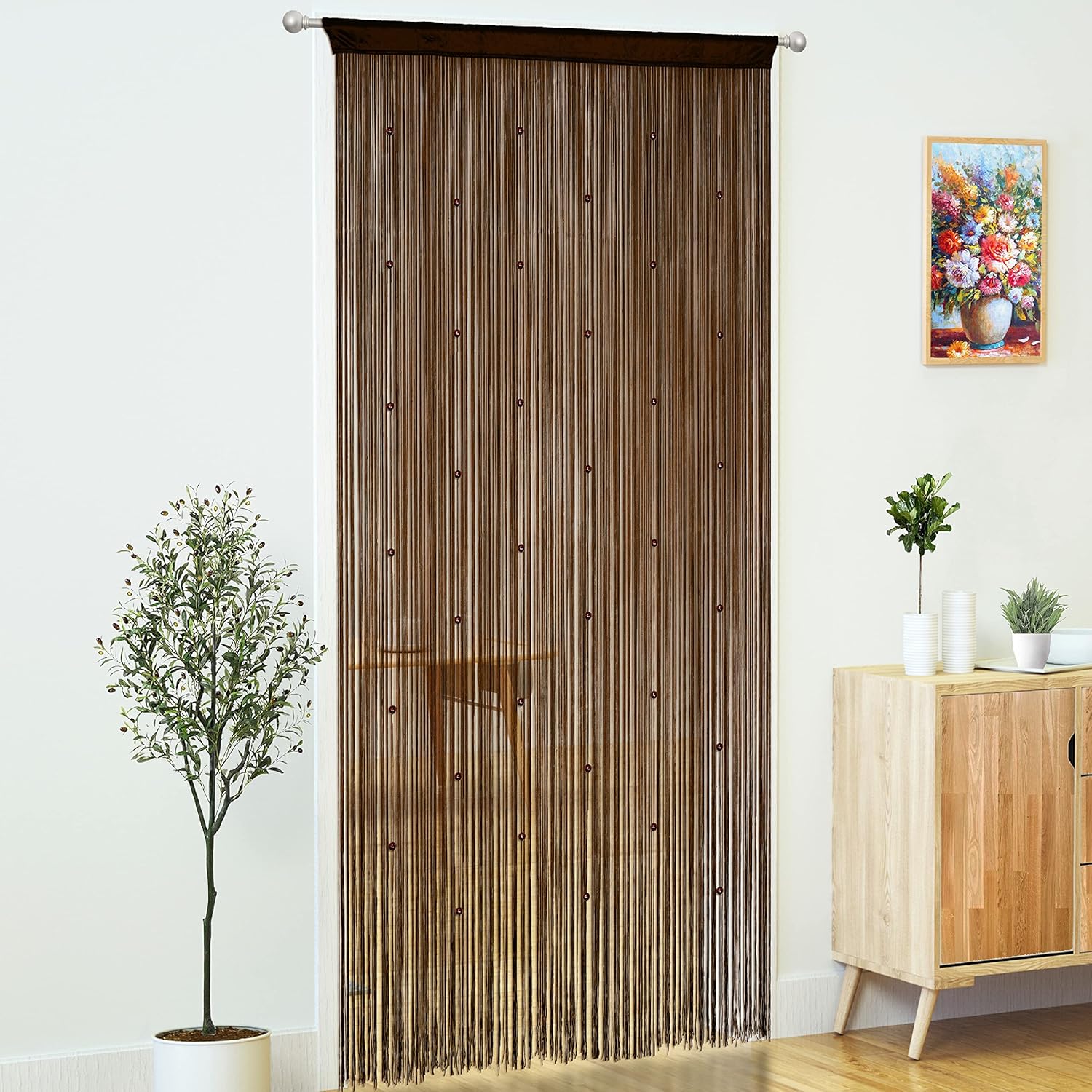 YaoYue Beaded Curtain Door String for Privacy Decor