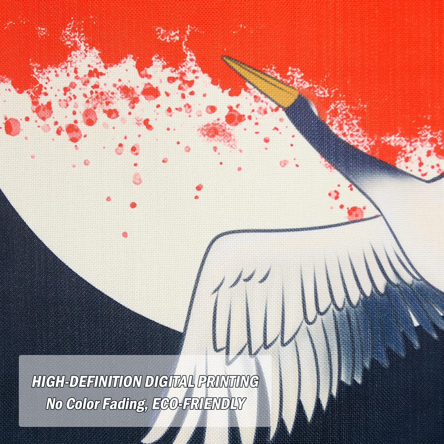LIGICKY Japanese Style Cranes Door Curtain