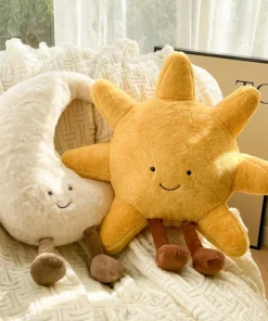 Ins Wind Sun Pillow Sofa Home Living Room Decoration Pillow Moon Pillow Float Window Tatami Cushion Pillow Girl Heart